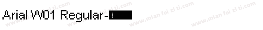 Arial W01 Regular字体转换